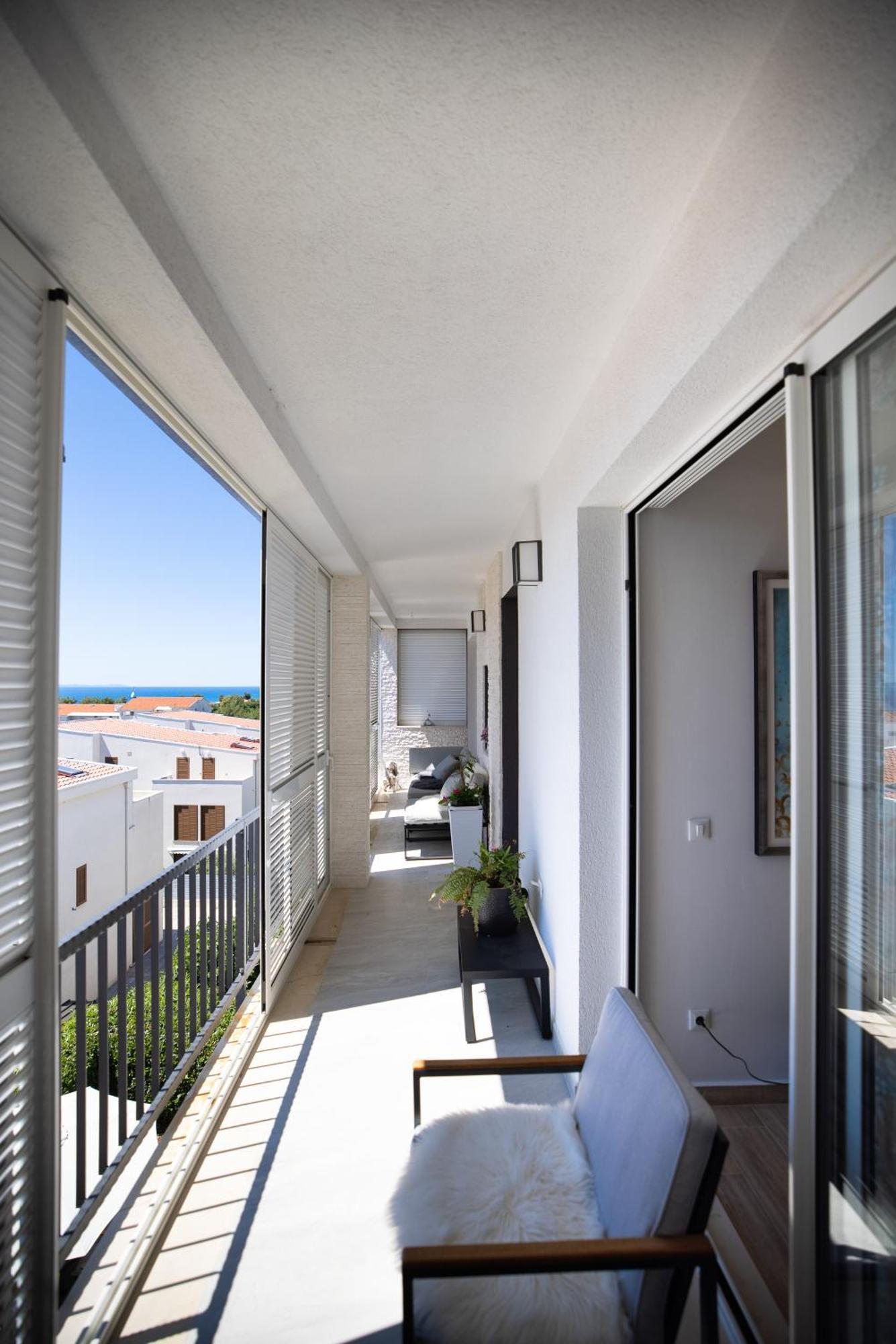 Tirkizni Val Appartement Zadar Buitenkant foto